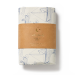 WILSON & FRENCHY Sail Away Organic Cot Sheet